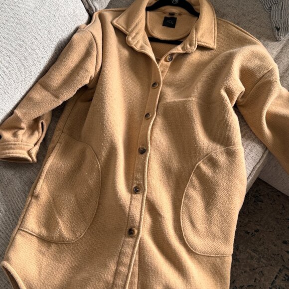 RDI Camel Button-Front Coat Jacket – Size M - Picture 4 of 7